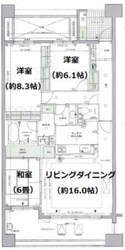 クリオレミントンヴィレッジ国立の物件間取画像